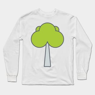 Cartoon Tree Long Sleeve T-Shirt